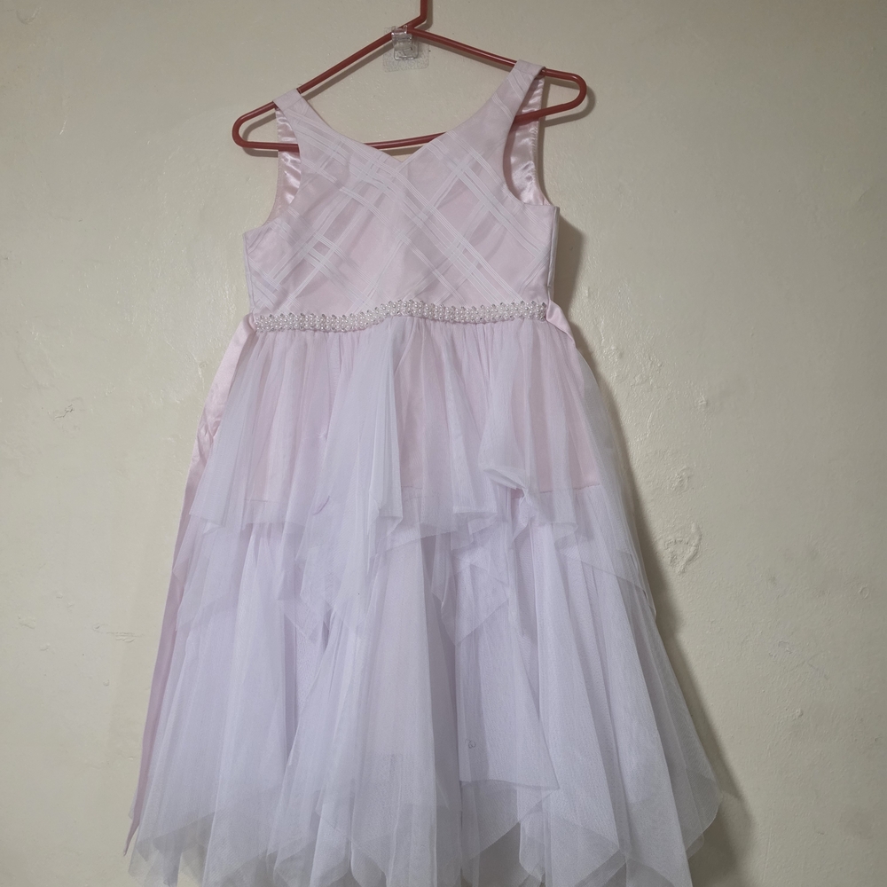 American Princess Pink and White Layered Dress